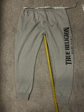 True Religion Gray Logo Sweat Joggers